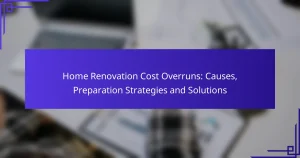 Dépassements de Coût de Rénovation à Domicile : Causes, Stratégies de Préparation et Solutions